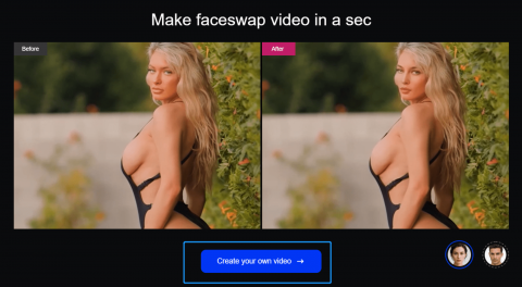 TikTok Dress-Up faceswap video
