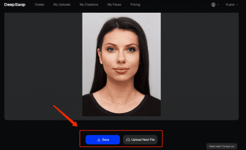 Deepswap deepfakes tutorial step 4
