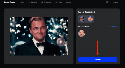 Deepfake GIF Step 3: create