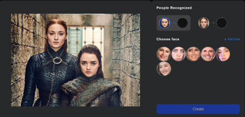 Maisie Williams Deepfake Step 2: Upload