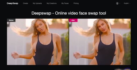 Deepfake photos using DeepSwap.ai