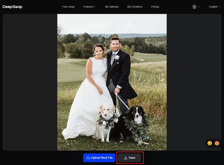 step-4-save-ai-generated-wedding-photos